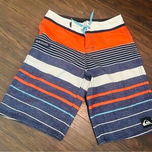 Quiksilver Black and White Logo Shorts